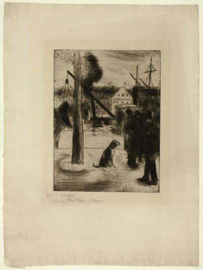 Passeggiata a Rouen: Cours Boieldieu da Camille Pissarro