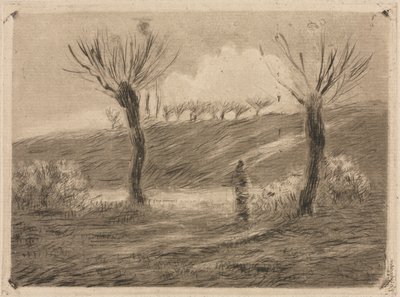 Sole al tramonto da Camille Pissarro