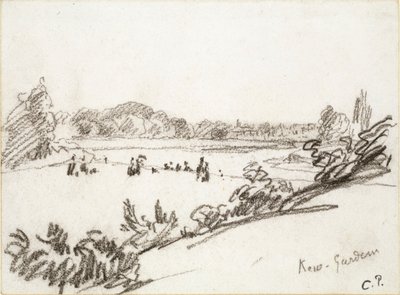 Studio dei giardini di Kew da Camille Pissarro