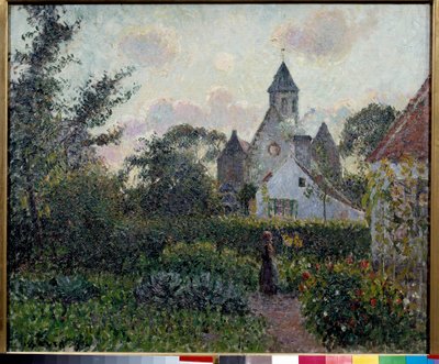 La chiesa di Knocke in Belgio da Camille Jacob Pissarro