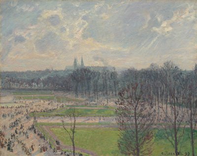 Il Giardino delle Tuileries in un Pomeriggio Invernale, 1899 da Camille Jacob Pissarro