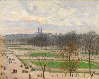 Il Giardino delle Tuileries in un pomeriggio d