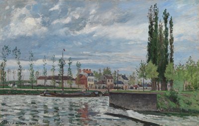 La chiusa a Pontoise da Camille Pissarro