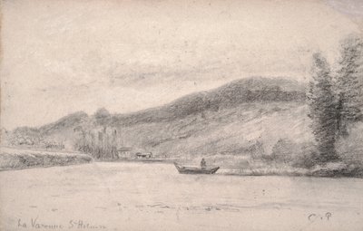Il Fiume Marna a Varenne-Saint-Hilaire, 1863-65 da Camille Jacob Pissarro