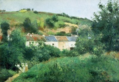 Il sentiero nel villaggio da Camille Jacob Pissarro