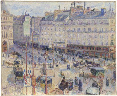 Place du Havre, Parigi da Camille Pissarro