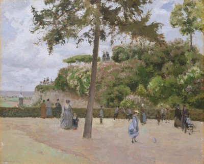 Il Giardino Pubblico a Pontoise, 1874 da Camille Jacob Pissarro