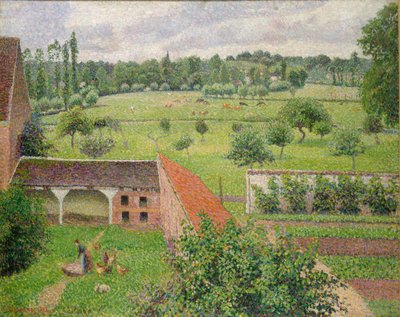 Vista dalla mia finestra, Eragny-sur-Epte da Camille Pissarro