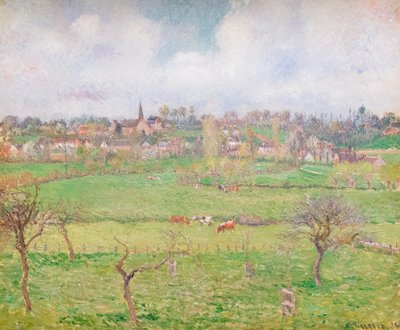 Veduta di Bazincourt da Camille Pissarro