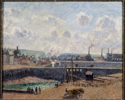 Veduta di Dieppe, Bacino Duquesne da Camille Jacob Pissarro