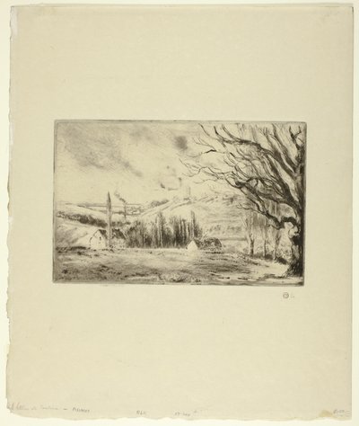 Veduta di Pontoise da Camille Pissarro