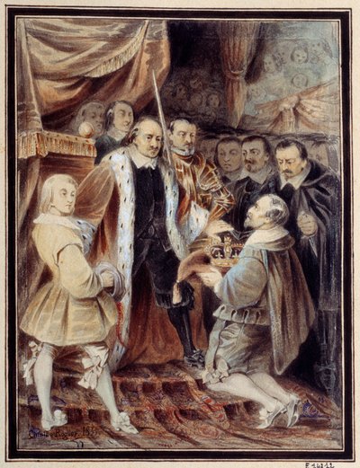 Olivier Cromwell rifiuta la corona da Camille Rogier