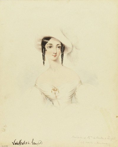 Ritratto della ballerina Lola Montez da Camille Roqueplan
