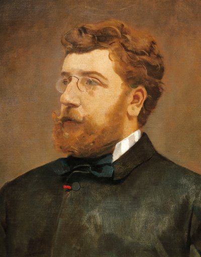 Ritratto di Georges Bizet (Parigi) da Camillo (1840 1919) Miola