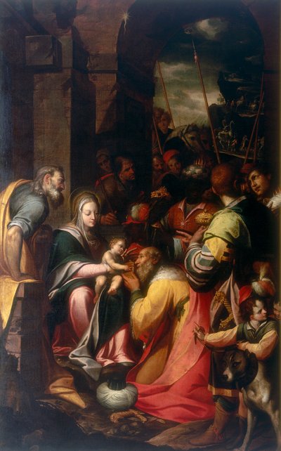 Adorazione dei Magi, opera di Camillo Procaccini, conservata alla Galleria Estense di Modena da Camillo Procaccini