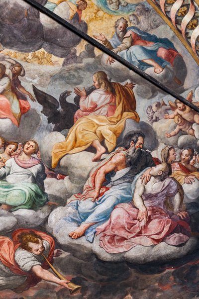 Angeli che suonano musica (dettaglio) da Camillo Procaccini