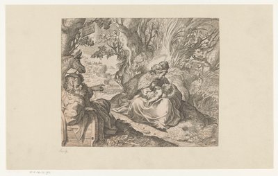 Riposo durante la fuga in Egitto da Camillo Procaccini