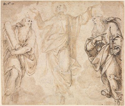 La Trasfigurazione (recto) da Camillo Procaccini