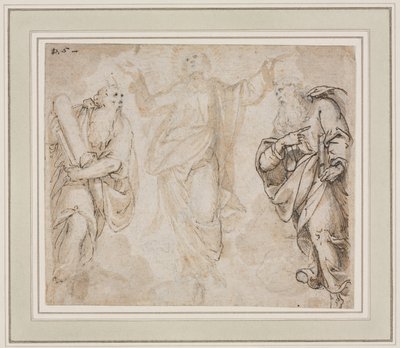 La Trasfigurazione recto, Studio delle mani verso, c. 1590 da Camillo Procaccini
