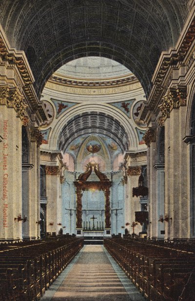 Interno della Cattedrale di San Giacomo, Montreal, Canada (foto) da Canadian Photographer