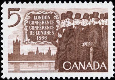Francobollo canadese sulla Conferenza di Londra da Canadian School