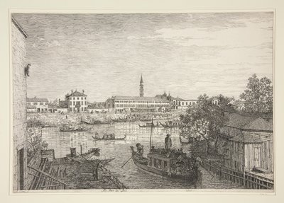 Alle porte del Dolo, dalla serie Vedute da Canaletto (Giovanni Antonio Canal)