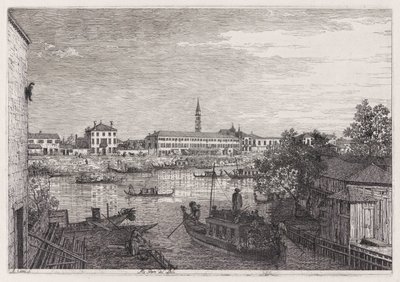 Alle Porte del Dolo, dalla serie Vedute da Canaletto (Giovanni Antonio Canal)