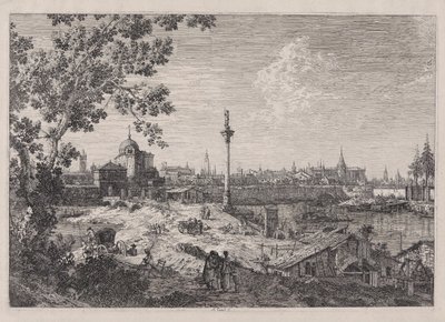 Veduta immaginaria di Padova, dalla serie Vedute da Canaletto (Giovanni Antonio Canal)