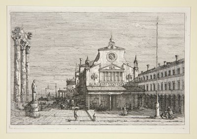 Veduta immaginaria di S. Giacomo Di Rialto, dalla serie Vedute da Canaletto (Giovanni Antonio Canal)