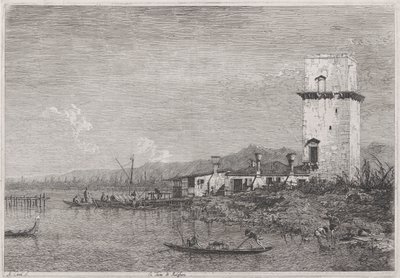 La Torre di Malghera, dalla serie Vedute da Canaletto (Giovanni Antonio Canal)