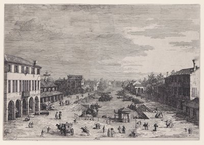 Mestre, dalla serie Vedute da Canaletto (Giovanni Antonio Canal)