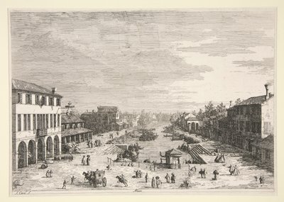 Mestre, dalla serie Vedute da Canaletto (Giovanni Antonio Canal)