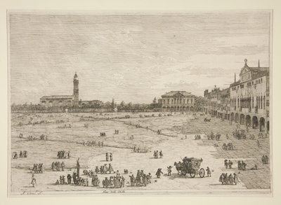 Prà della Valle, dalla serie Vedute da Canaletto (Giovanni Antonio Canal)