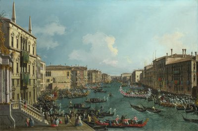 Una regata sul Canal Grande, c. 1740 da Giovanni Antonio Canal
