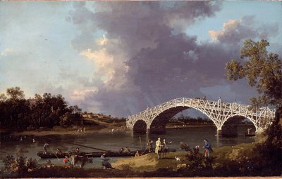 Una vista del ponte di Walton da Canaletto