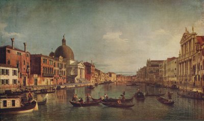 Veduta del Canal Grande Venezia, c1740 da Giovanni Antonio Canal