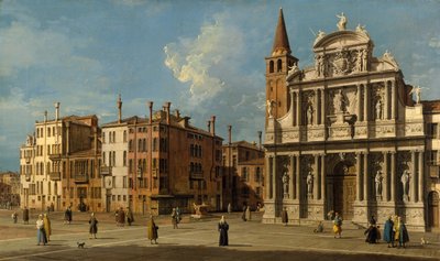 Campo Santa Maria Zobenigo, Venezia, 1730s da Giovanni Antonio Canal