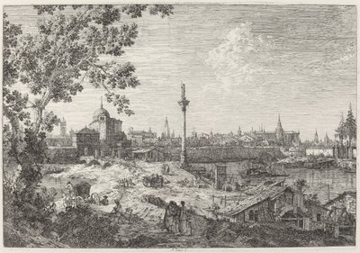 Veduta immaginaria di Padova da Canaletto