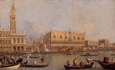 Italian: Veduta del Palazzo Ducale di Venezia View of the Ducal Palace in Venice da Canaletto