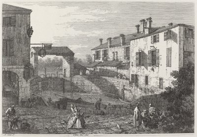 Le Porte del Dolo, c. 1735-1746 da Canaletto