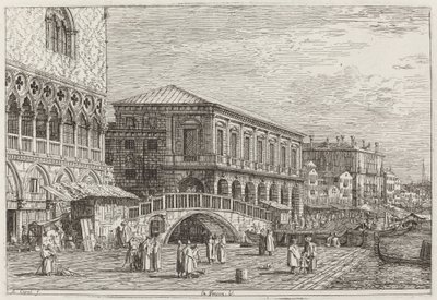 Le Preson. V. [in basso a sinistra] da Canaletto