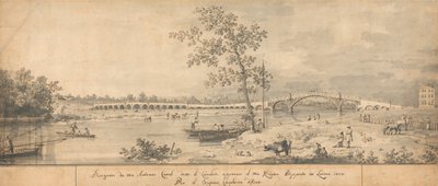 Il vecchio ponte di Walton visto dalla riva del Middlesex da Canaletto