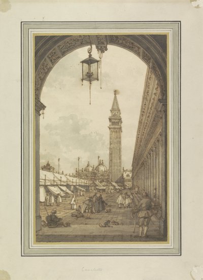 Piazza San Marco, Venezia, vista da sud-ovest da Canaletto