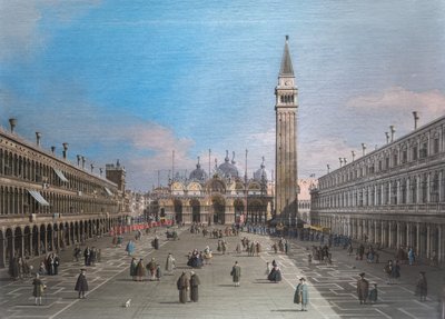 Piazza San Marco con la Basilica, Venezia da Canaletto
