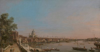 La città dalla terrazza di Somerset House da Canaletto