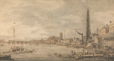La città di Westminster vicino al York Water Gate da Canaletto