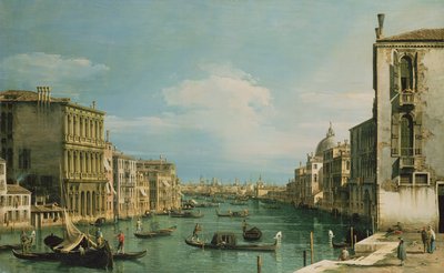 Il Canal Grande a Venezia visto da est dal Campo di San Vio da Giovanni Antonio Canal