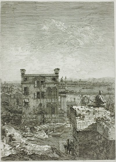 La Casa con il Peristilio, da Vedute da Canaletto