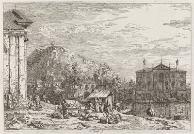 Il mercato di Dolo da Canaletto