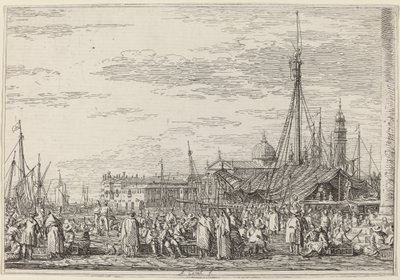 Il mercato sul Molo da Canaletto